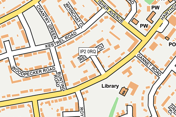 IP2 0RQ map - OS OpenMap – Local (Ordnance Survey)