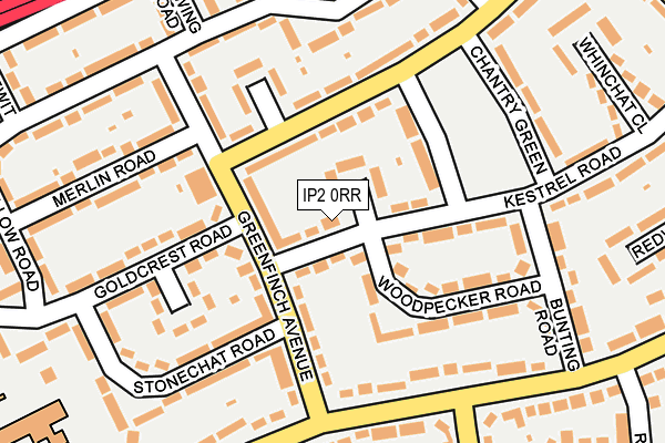 IP2 0RR map - OS OpenMap – Local (Ordnance Survey)