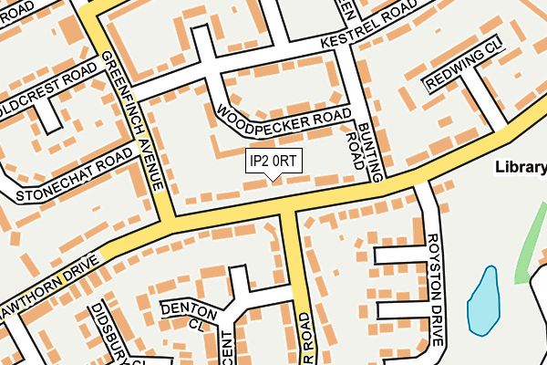 IP2 0RT map - OS OpenMap – Local (Ordnance Survey)