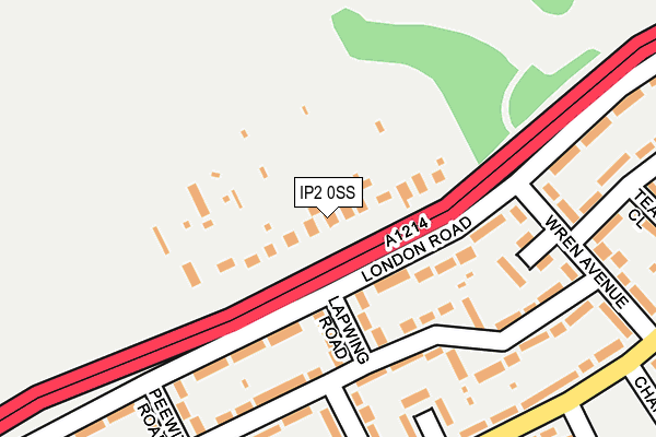 IP2 0SS map - OS OpenMap – Local (Ordnance Survey)