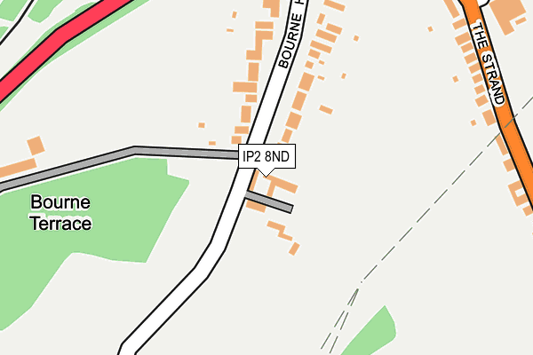 IP2 8ND map - OS OpenMap – Local (Ordnance Survey)