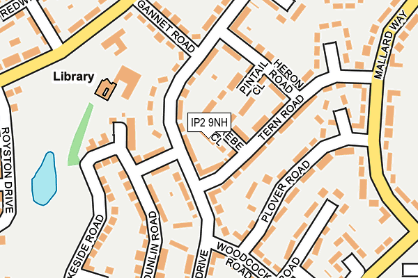 IP2 9NH map - OS OpenMap – Local (Ordnance Survey)