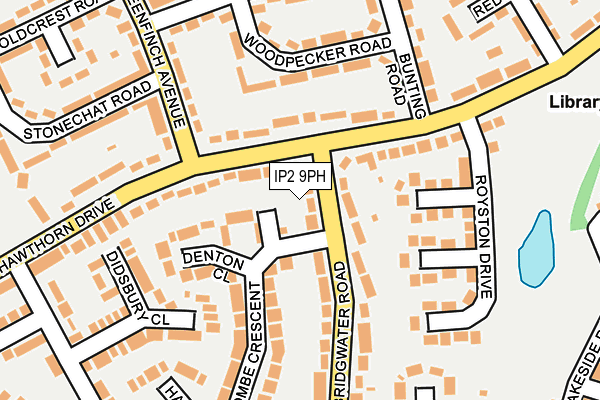 IP2 9PH map - OS OpenMap – Local (Ordnance Survey)