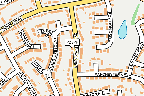 IP2 9PP map - OS OpenMap – Local (Ordnance Survey)