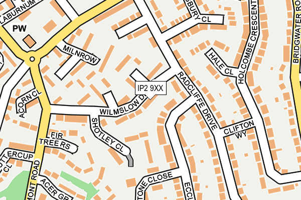 IP2 9XX map - OS OpenMap – Local (Ordnance Survey)