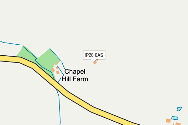 IP20 0AS map - OS OpenMap – Local (Ordnance Survey)