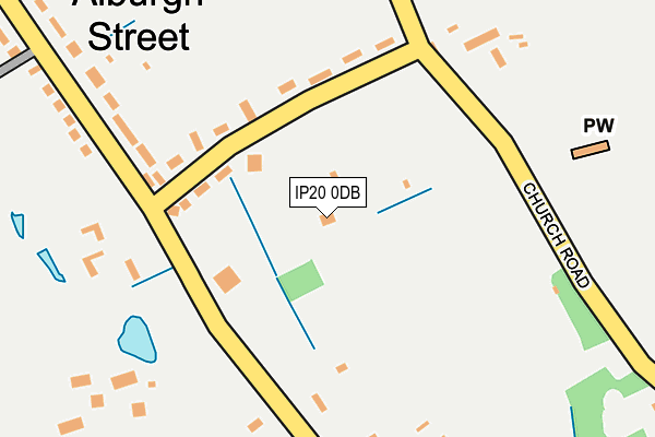 IP20 0DB map - OS OpenMap – Local (Ordnance Survey)