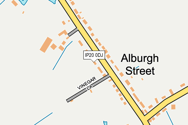 IP20 0DJ map - OS OpenMap – Local (Ordnance Survey)