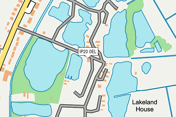 IP20 0EL map - OS OpenMap – Local (Ordnance Survey)