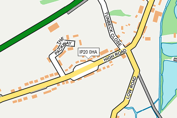 IP20 0HA map - OS OpenMap – Local (Ordnance Survey)