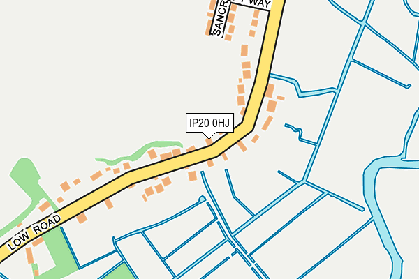 IP20 0HJ map - OS OpenMap – Local (Ordnance Survey)