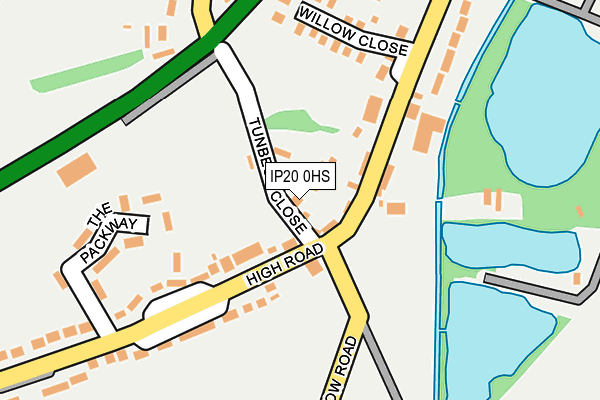 IP20 0HS map - OS OpenMap – Local (Ordnance Survey)