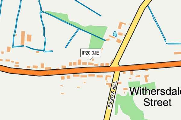 IP20 0JE map - OS OpenMap – Local (Ordnance Survey)