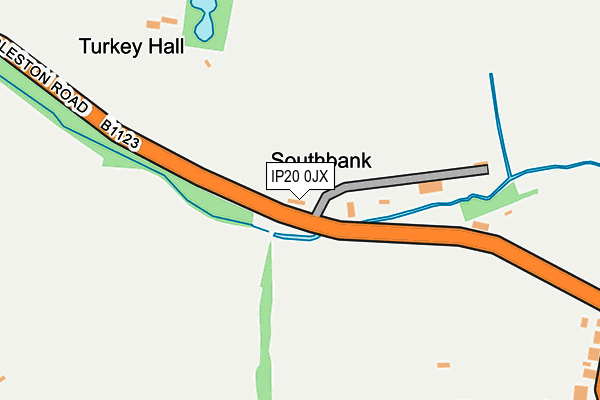 IP20 0JX map - OS OpenMap – Local (Ordnance Survey)