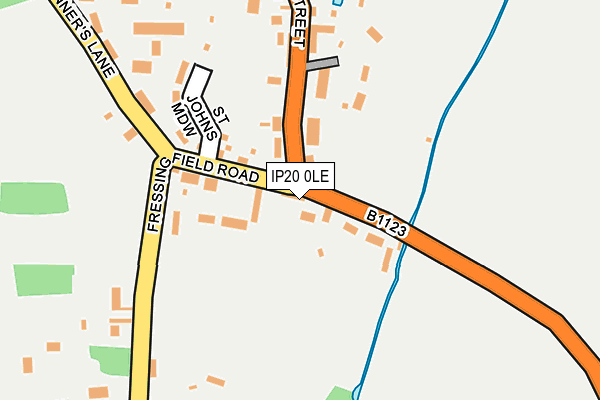 IP20 0LE map - OS OpenMap – Local (Ordnance Survey)