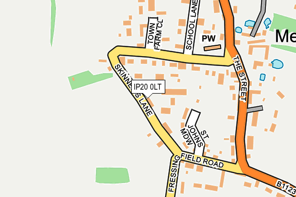 IP20 0LT map - OS OpenMap – Local (Ordnance Survey)