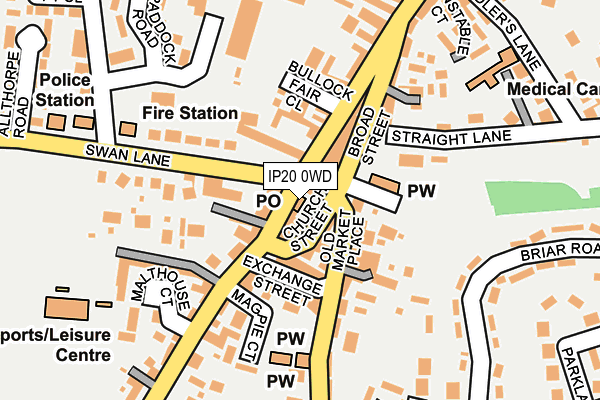 IP20 0WD map - OS OpenMap – Local (Ordnance Survey)