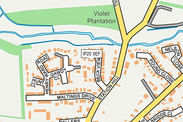 Map of KERRIDGE GLAZING LTD at local scale