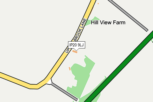 IP20 9LJ map - OS OpenMap – Local (Ordnance Survey)