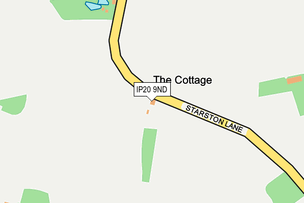 IP20 9ND map - OS OpenMap – Local (Ordnance Survey)