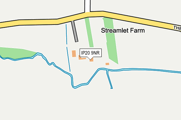 IP20 9NR map - OS OpenMap – Local (Ordnance Survey)