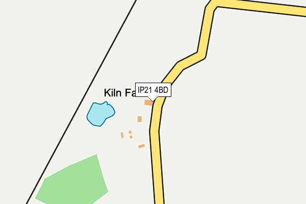 IP21 4BD map - OS OpenMap – Local (Ordnance Survey)