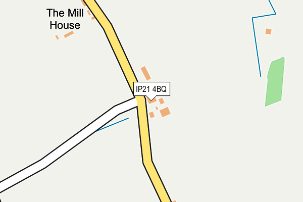 IP21 4BQ map - OS OpenMap – Local (Ordnance Survey)