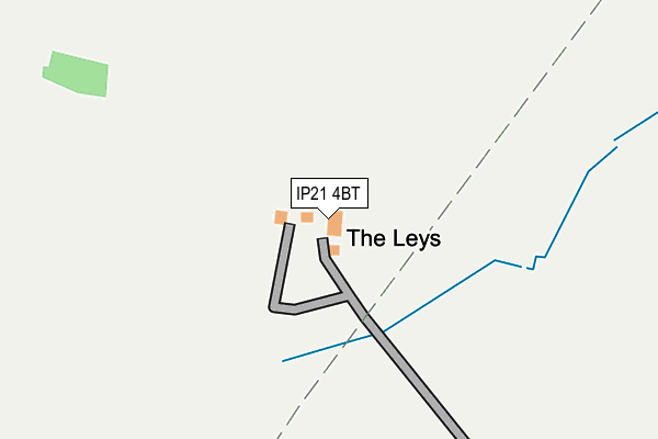 IP21 4BT map - OS OpenMap – Local (Ordnance Survey)