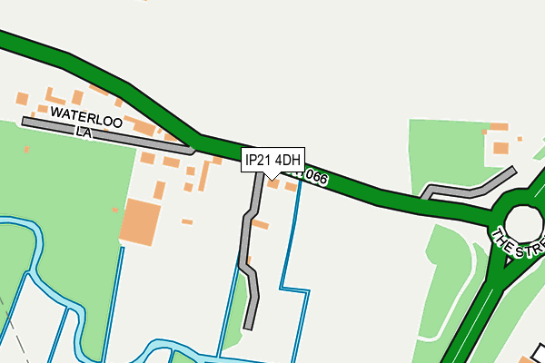 IP21 4DH map - OS OpenMap – Local (Ordnance Survey)