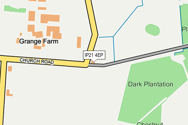 IP21 4EP map - OS OpenMap – Local (Ordnance Survey)