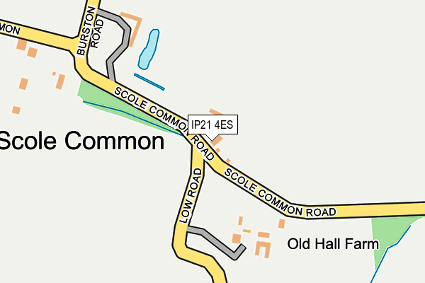 IP21 4ES map - OS OpenMap – Local (Ordnance Survey)