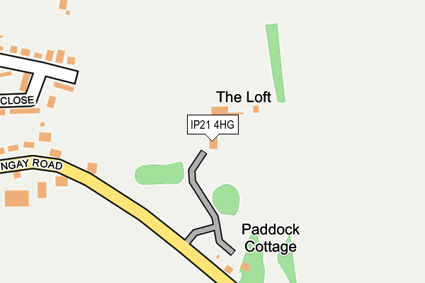 IP21 4HG map - OS OpenMap – Local (Ordnance Survey)