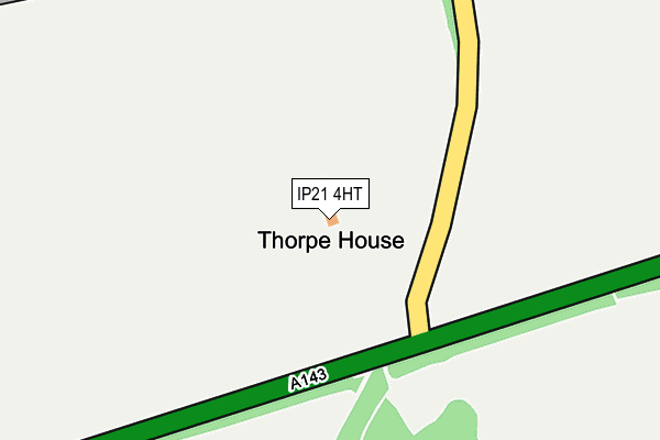 IP21 4HT map - OS OpenMap – Local (Ordnance Survey)