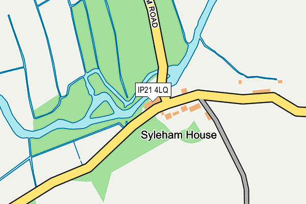 IP21 4LQ map - OS OpenMap – Local (Ordnance Survey)