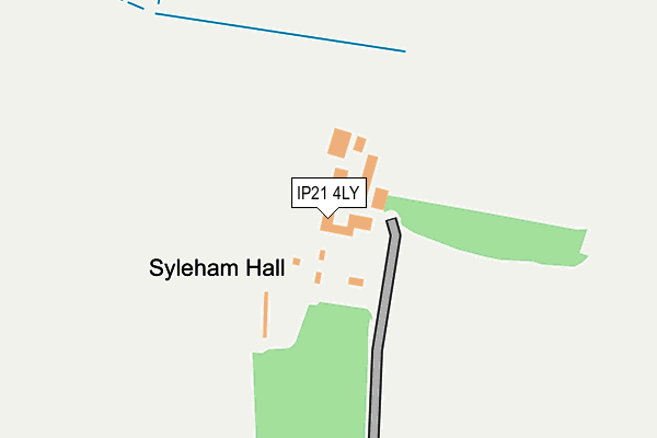 IP21 4LY map - OS OpenMap – Local (Ordnance Survey)