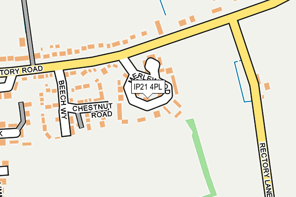 IP21 4PL map - OS OpenMap – Local (Ordnance Survey)