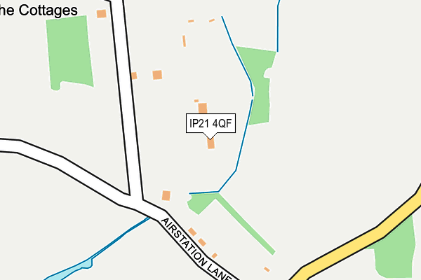 IP21 4QF map - OS OpenMap – Local (Ordnance Survey)