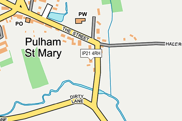 IP21 4RH map - OS OpenMap – Local (Ordnance Survey)