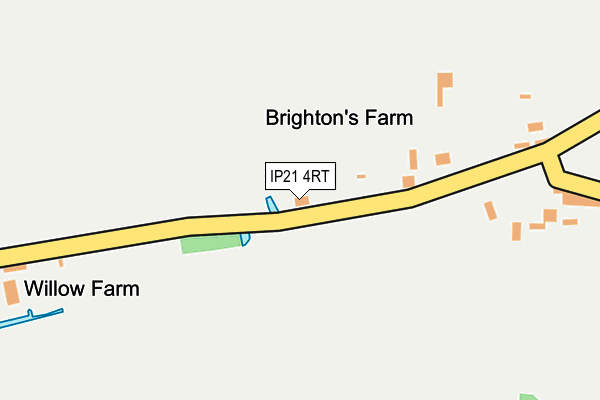 IP21 4RT map - OS OpenMap – Local (Ordnance Survey)