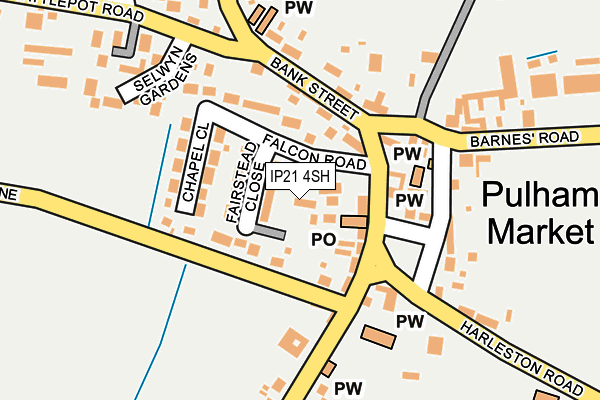 IP21 4SH map - OS OpenMap – Local (Ordnance Survey)