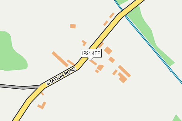 IP21 4TF map - OS OpenMap – Local (Ordnance Survey)