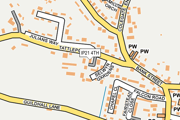 IP21 4TH map - OS OpenMap – Local (Ordnance Survey)