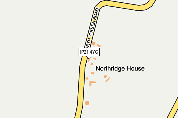 IP21 4YG map - OS OpenMap – Local (Ordnance Survey)