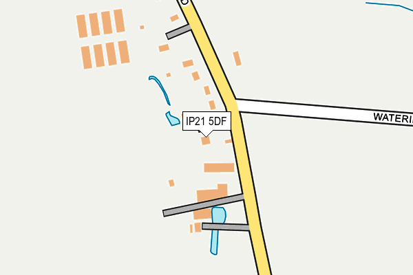 IP21 5DF map - OS OpenMap – Local (Ordnance Survey)