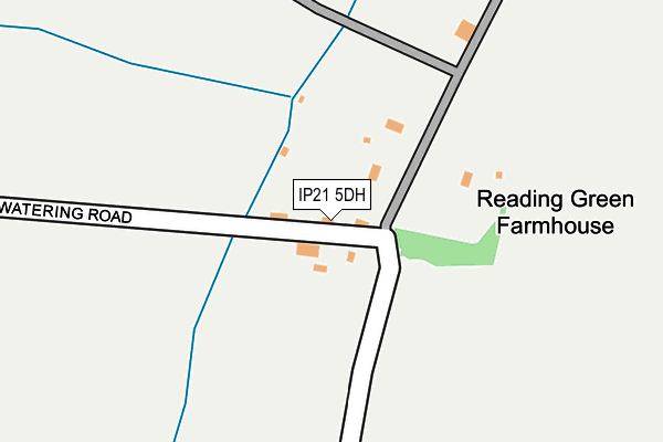 IP21 5DH map - OS OpenMap – Local (Ordnance Survey)