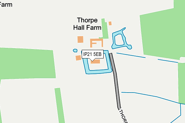 IP21 5EB map - OS OpenMap – Local (Ordnance Survey)