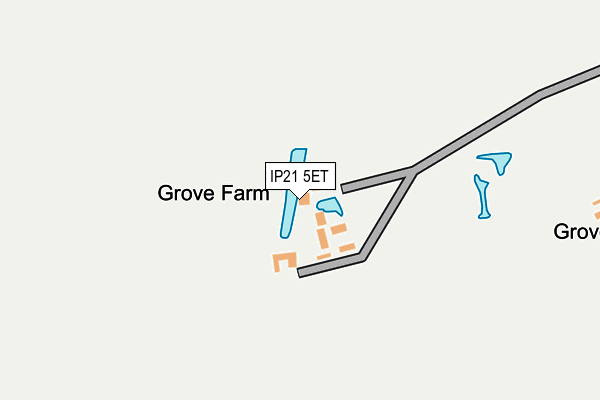 IP21 5ET map - OS OpenMap – Local (Ordnance Survey)