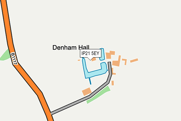 IP21 5EY map - OS OpenMap – Local (Ordnance Survey)