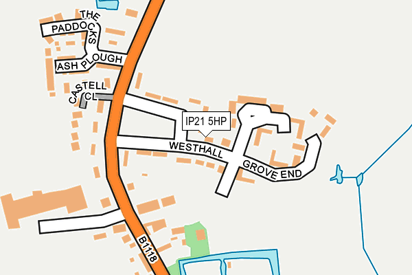 IP21 5HP map - OS OpenMap – Local (Ordnance Survey)