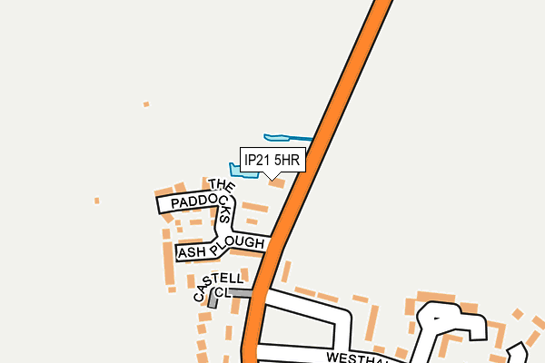 IP21 5HR map - OS OpenMap – Local (Ordnance Survey)